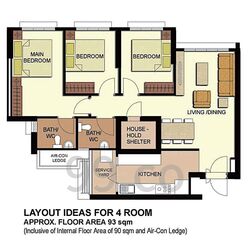 Blk 93B Telok Blangah Parcview (Bukit Merah), HDB 4 Rooms #563931311